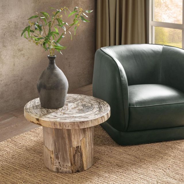 Classic Home Janelle Sepia Vein Small Accent Table-1