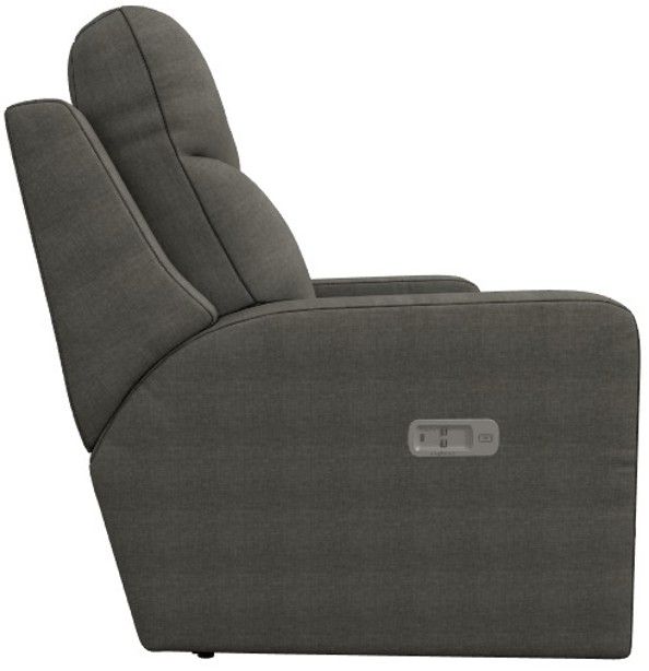 La-Z-Boy® Emmons Granite Power Reclining Loveseat with Headrest-3