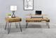Coaster® Fanning Golden Oak Lift Top Coffee Table with Black Hairpin Leg-2