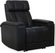 Parker House® Phoenix 3-Piece Autumn Black Leather Power Reclining Theater Seating P3-2