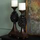 Crestview Collection Pine Bluff 2-Piece Brown Candleholder Set-2