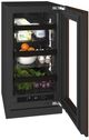 U-Line® Seamless Collection 18" 3.5 Cu. Ft. Panel Ready Refrigerator with Glass Door-5