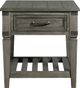 Intercon Foundry Wire Brushed Pewter End Table-1