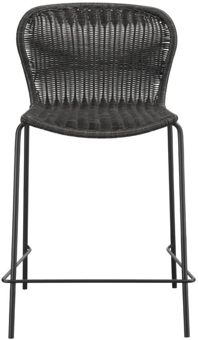 Coaster® McKinley Brown/Sandy Black Upholstered Counter Stools-3