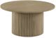 Coaster® Hamlyn Natural Oak Round Fluted Occasional Coffee Table-0