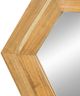 A & B Home Cameron Brown Wall Mirror-3