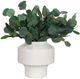 Uttermost® Essence Eucalyptus Gloss White/Green Accent and Vase-0