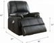 ACME Furniture Ixora Black Recliner with Power Lift and Massage-2