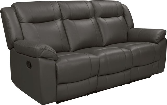 New Classic® Home Furnishings Taggart Gray Dual Reclining Sofa-0
