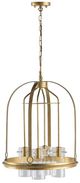 A & B Home Gold Kennedy 4-Light Chandelier-0