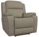 La-Z-Boy® Dorian Peppercorn Power Rocking Recliner with Headrest-0