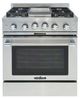 Capital Cooking™ Classic Chef 30" Stainless Steel Sealed Burner Pro Style Gas Range with Griddle-0