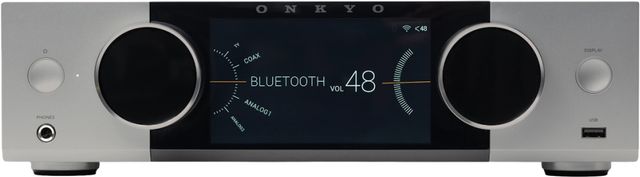 Onkyo® Muse Y-40 Silver Network Streamer & Integrated High-Power Amplifier-0