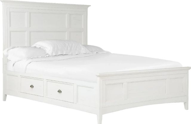 Magnussen Home® Heron Cove Chalk White King Storage Panel Bed-0