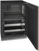 U-Line®  Home Collection 24" 4.9 Cu. Ft. Panel Ready Dual-Zone Beverage Center with Solid Door-3