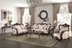 New Classic® Home Furnishings Constantine Beige/Cherry Sofa-1