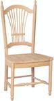 John Thomas Furniture® Customizable Select Unfinished Sheaf Back Dining Side Chair-0