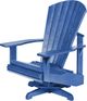 C.R. Plastic Generation Line Blue Swivel Adirondack-1