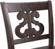 Elements International Merideth Toffee Brown Bar Stool-5