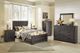 Signature Design by Ashley® Brinxton 5-Piece Charcoal Full Panel Bed Set-5