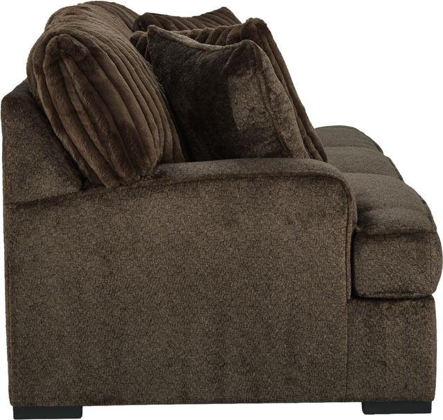 Benchcraft® Aylesworth Chocolate Sofa-3