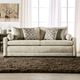 Furniture of America® Burgess 2-Piece Beige Sofa Set-1