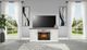 Sunny Designs™ Pasadena Buckskin/Marble White 78" TV Console-1