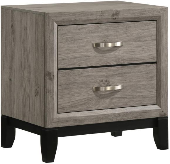 Coaster® Valen Light Taupe Nightstand-0