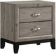 Coaster® Valen Light Taupe Nightstand-0