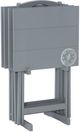 Linon Compass 5-Piece Gray Tray Table Set-5
