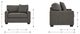 La-Z-Boy® Shiloh Cognac Leather Chair and a Half-2