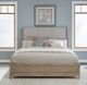 Liberty Furniture Brentwood Sandstone/Taupe King Upholstered Panel Bed-1