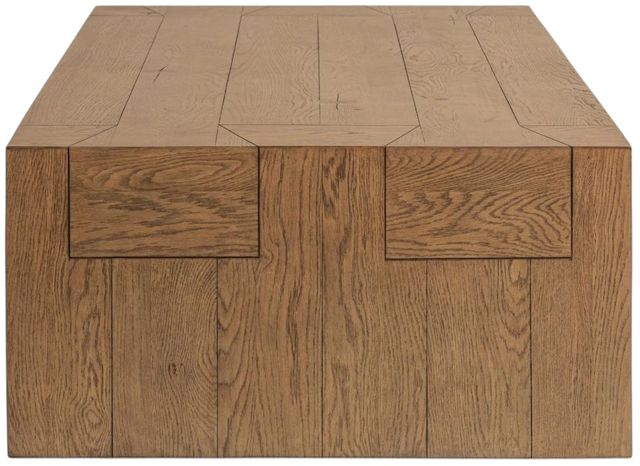 Classic Home Bristol Cafe Brown 70" Coffee Table-3