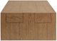 Classic Home Bristol Cafe Brown 70" Coffee Table-3