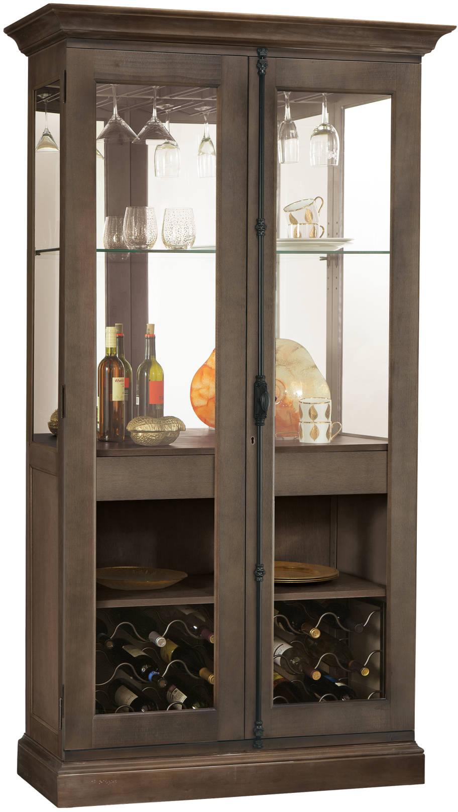 Howard Miller Socialize Aged Auburn Wine and Bar Cabinet Park Home Store Duncansville PA
