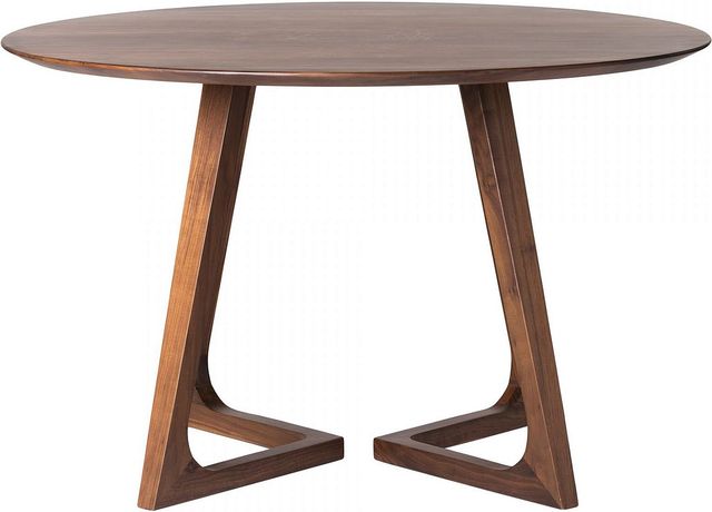 Moe's Home Collection Godenza Walnut Round Dining Table-0