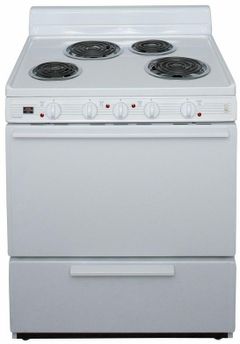 Premier 30" White Freestanding Electric Range