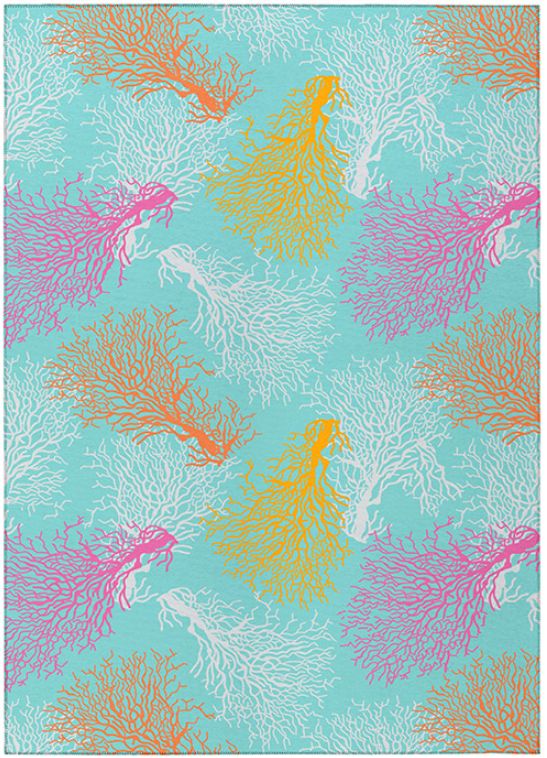 Dalyn™ Rug Company Seabreeze Teal 8'x10' Style 4 Area Rug