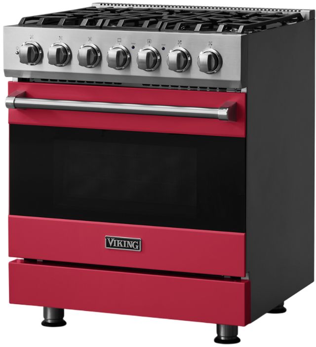 Viking® 3 Series 30" Valentine Pro Style Natural Gas Range-2