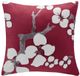 Olliix by N Natori Red Cherry Blossom Square Pillow-0