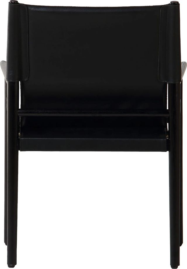 Moe's Home Collection Remy Black Leather Arm Chair-3