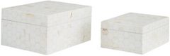 Signature Design by Ashley® Aldenburg 2-Piece Cream Box Set