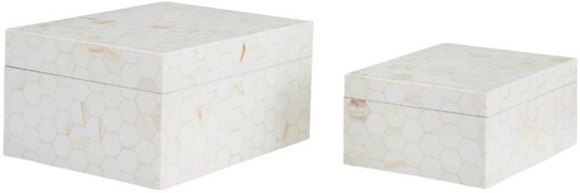 Signature Design by Ashley® Aldenburg 2-Piece Cream Box Set-0