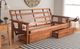 Kodiak Furniture Monterey Barbados/Parma Gray Full Storage Futon with Mattress-2