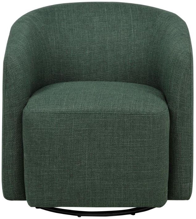 Coaster® Mossbrook Green Upholstered Swivel Chair-1