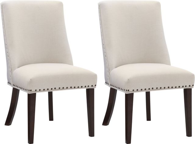 Powell® Adler Natural/Espresso Dining Chair-4