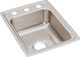 Elkay Lustertone® Classic Lustrous Satin 17" x 22" x 7-5/8" 3-Hole Single Bowl Drop-In Sink-0