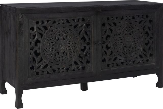 Powell® Haven Black Cabinet