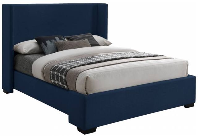 Meridian Furniture Oxford Navy Queen Bed-0