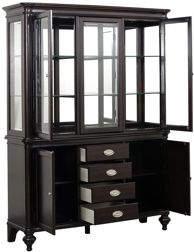 Homelegance® Marston Dark Cherry Buffet and Hutch-3